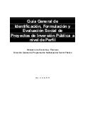 Guia de Proyectos MEF, Perú