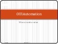 Gui automation