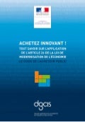 Guide acheteur public achetez innovant art26_lme