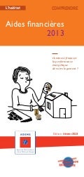 Guide 2013 ademe des aides financieres pour la construction et la rénovation