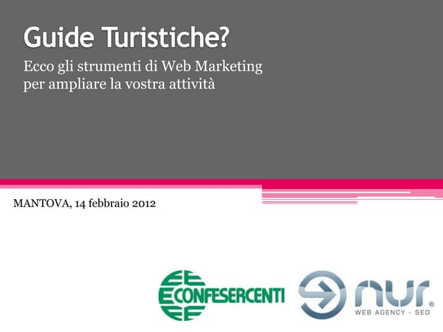 Corso di Web Marketing per Guide Tu...