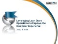 Guidon Lean Retail Webinar: Leveraging Lean Store Operations to Improve the Customer Experience