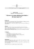 Guio xerrada "Afavorir la responsabilitat dels infants o sobreprotegir-los?"