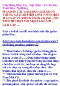 bán đàn guitar phím lõm