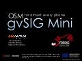 gvSIG Mini at FOSS4G2009