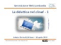 La didattica nel cloud - 1