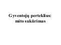 Gyventojų pertekliaus mito sukūrimas