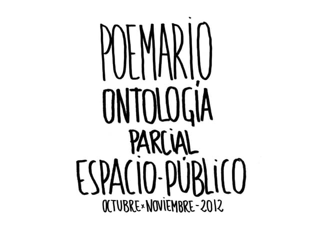 #HONDARTZAN_14 presentación POEMARIO
