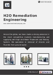 H2o remediation-engineering