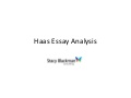 Breakdown of Haas MBA Admissions Essays