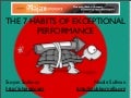 7 Habits of Exceptional Performance