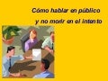 Hablar en público