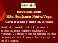 Hacetesis, correcciones