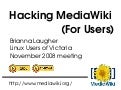 Hacking MediaWiki (For Users)