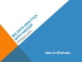 Big Data Analytics with Hadoop