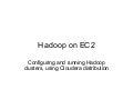 Hadoop on ec2
