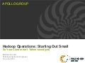 Hadoop operations