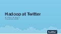 Hadoop at Twitter (Hadoop Summit 2010)
