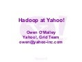 Hadoop basics