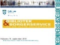 Biblioteker og borgerservice 