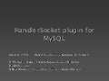 HandlerSocket plugin for MySQL (English)