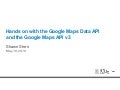 Hands on with the Google Maps Data API