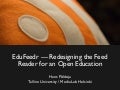EduFeedr — Redesigning the Feed Reader for an Open Education