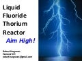 Liquid Fluoride Thorium Reactor Blue Ribbon Commission
