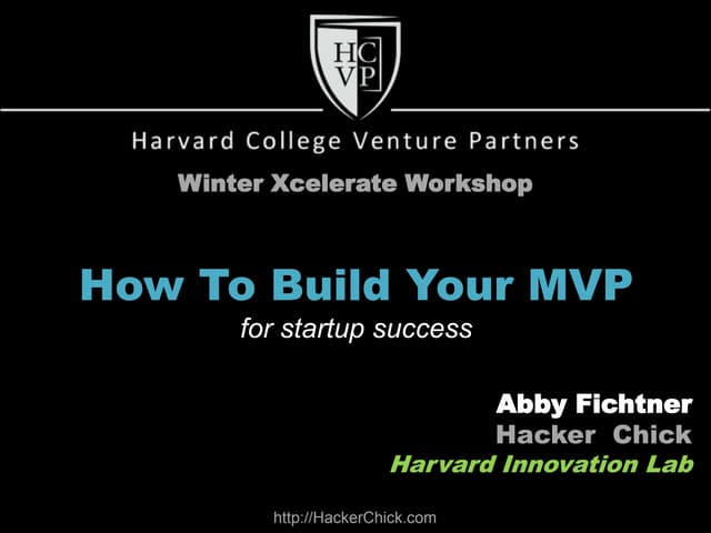 How to Build Your MVP