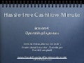 Hassle-free Cashflow Minute Lesson 4:  Operating Expenses