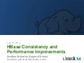 Hadoop Summit 2012 | HBase Consistency and Performance Improvements