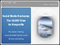 Social Media: 30,000&rsquo; View for Nonprofits