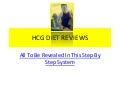 hcg diet reviews