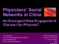 Physicians' social networks in China