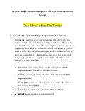 Hcs 483 week 4 discussion question 2 1.	Individual Assignment: Project Implementation Failures During the fourth week of your internship, the CIO sends you some examples of other IT project implementations. She says to you later that day, “Read over tho