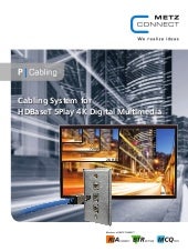 Cabling System for HDBaseT 5Play 4K...