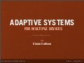 Adaptive Systems