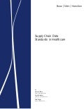 Supply Chain Data Standards in Healthcare