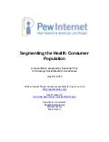 Segmenting the Health Consumer Population