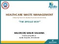 Healthcare waste management dr. sanjay dalsania  hospitech india_03 march 2013