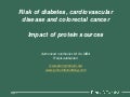 Health effects of red meat and dairy