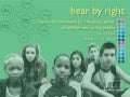 Hear by Right - Young People&rsquo;s Participation 2008