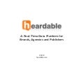 Heardable: Real-Time Data Platform