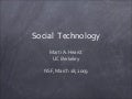 Social Technology