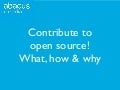 Heart & Sole 2: Contributing to Open Source - What, How & Why