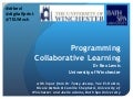 Programming Collaborative Learning (HEA, University of Winchester) 