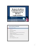 Helen  Chen: Electronic Portfolios and Student Success: A Framework for Effective Implementation