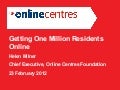 Getting One Million Residents Online