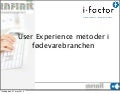 User Experience-metoder i fødevarebranchen af Helle Heiselberg, 