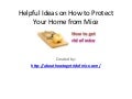 Helpful ideas on how to protect your home